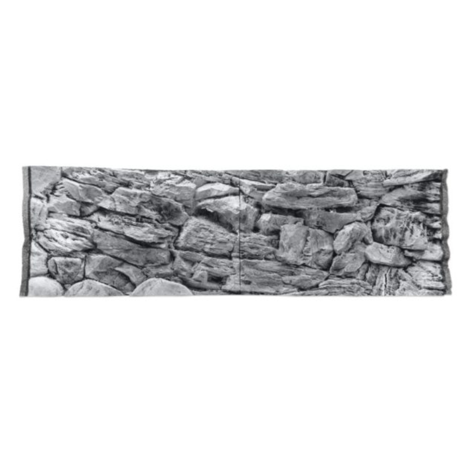 Rock 3D aquarium achterwand 100x50 cm rotsstructuur