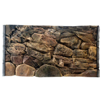 3D Rock achterwand voor aquarium en terrarium | diverse maten