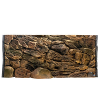 3D Rock achterwand voor aquarium en terrarium | diverse maten
