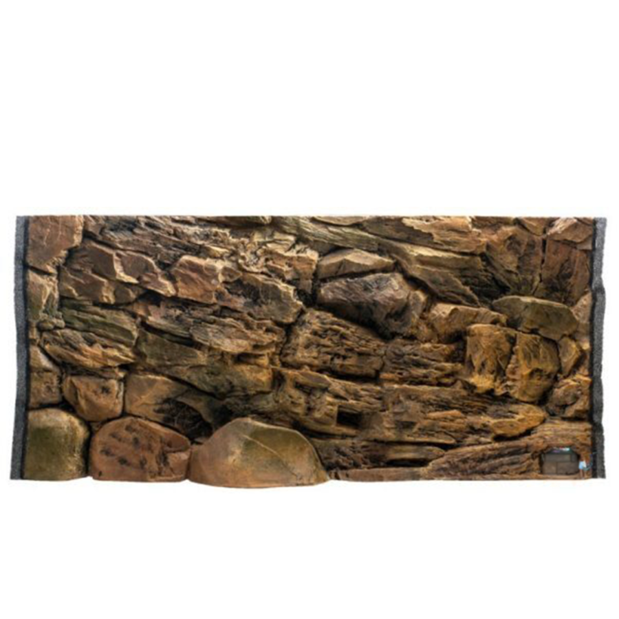 3D Rock achterwand voor aquarium en terrarium | diverse maten