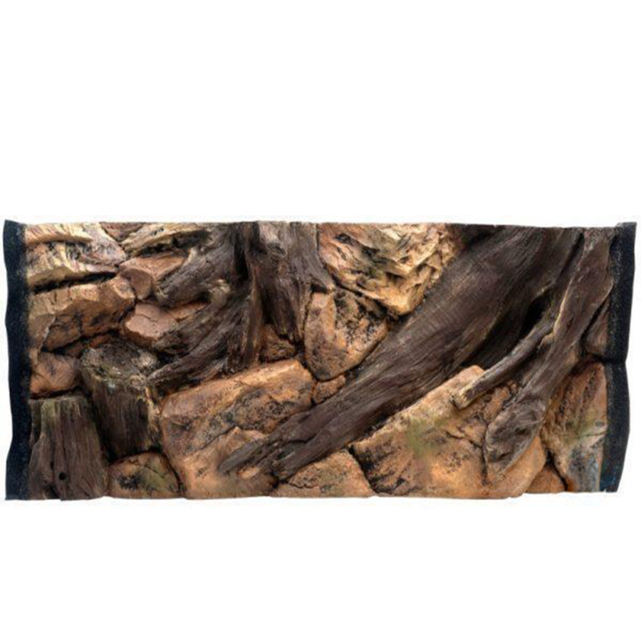 Root achterwand aquarium terrarium 3D polyester mineraalhars