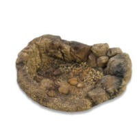 Terrarium waterbak basin voor reptielen en amfibieën | natuurlijke bad- en drinkplaats | diverse maten