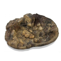 Terrarium waterbak basin voor reptielen en amfibieën | natuurlijke bad- en drinkplaats | diverse maten