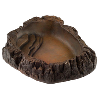 Terrarium bowl natuurgetrouw | waterbak voor reptielen en amfibieën in diverse maten
