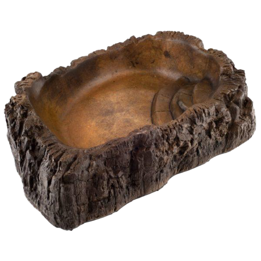 Terrarium bowl natuurgetrouw | waterbak voor reptielen en amfibieën in diverse maten