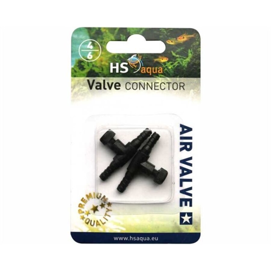 Koppel Luchtkraan 4-6MM - 2 Stuks