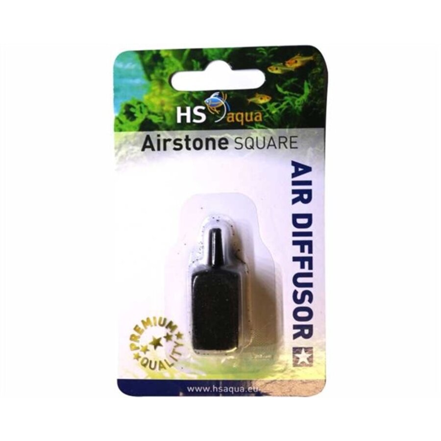 Luchtsteen Blok Zwart