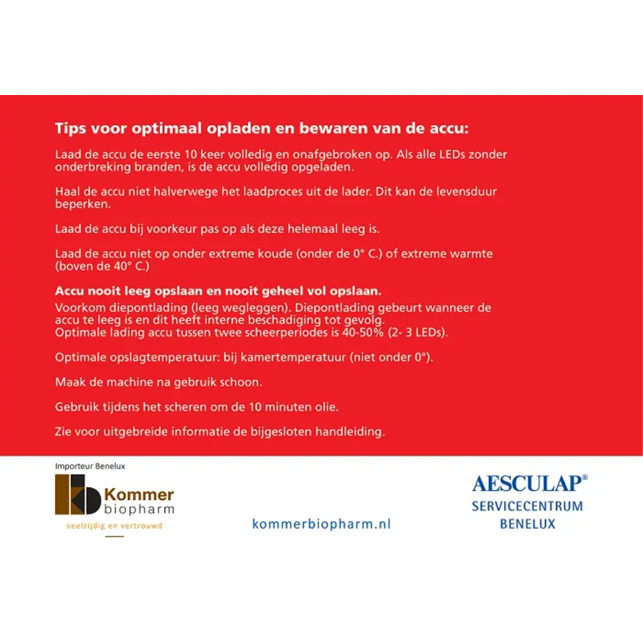 Scheermachine Econom CL met accu GT804 speciaal