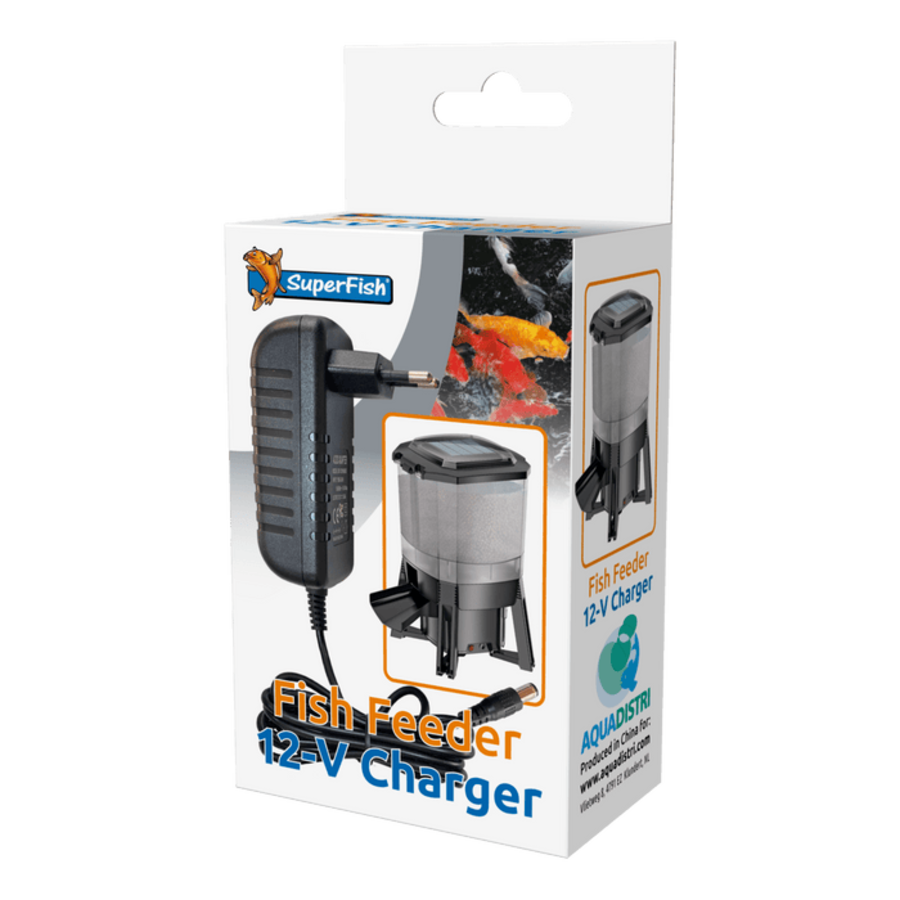 Solar Fish Feeder Oplader EU