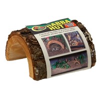 Habba Hut | Natuurlijke houten schuilplaats voor reptielen, amfibieën en knaagdieren