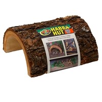 Habba Hut | Natuurlijke houten schuilplaats voor reptielen, amfibieën en knaagdieren