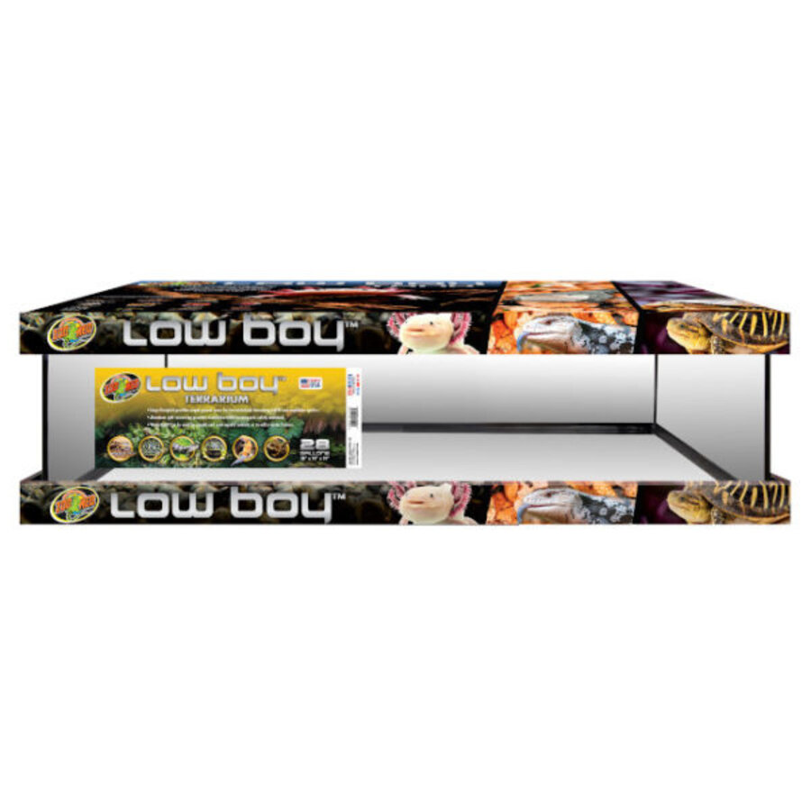 terrarium 90x45x25 cm | laag aquarium of terrarium voor axolotls en bodembewoners