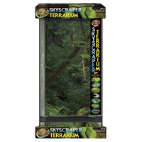 Skyscraper terrarium 46x46x91 cm | Hoog glazen terrarium voor klimmende reptielen