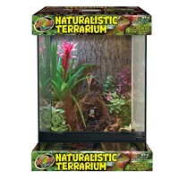 Naturalistic glazen terrarium 30x30x46 cm | verticaal terrarium voor reptielen en amfibieën