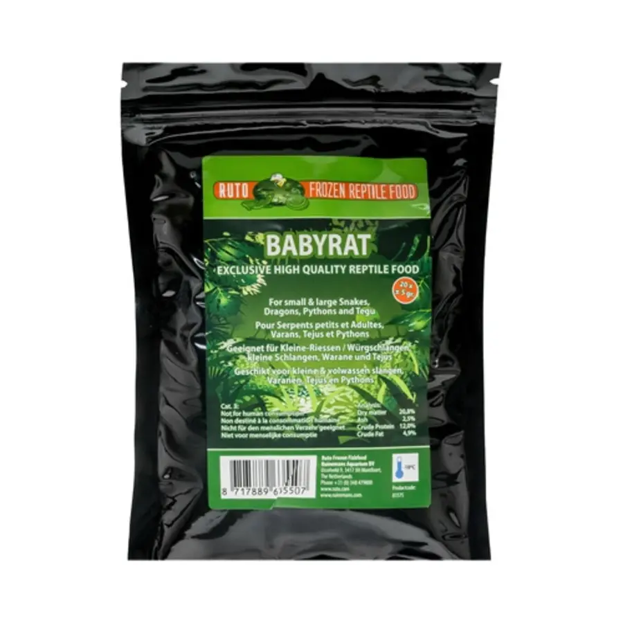 Diepvries baby rat 5 gram | 20 stuks