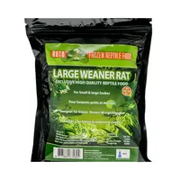 Grote weaner ratten 60-90 gram | 4 stuks diepvries voedseldier