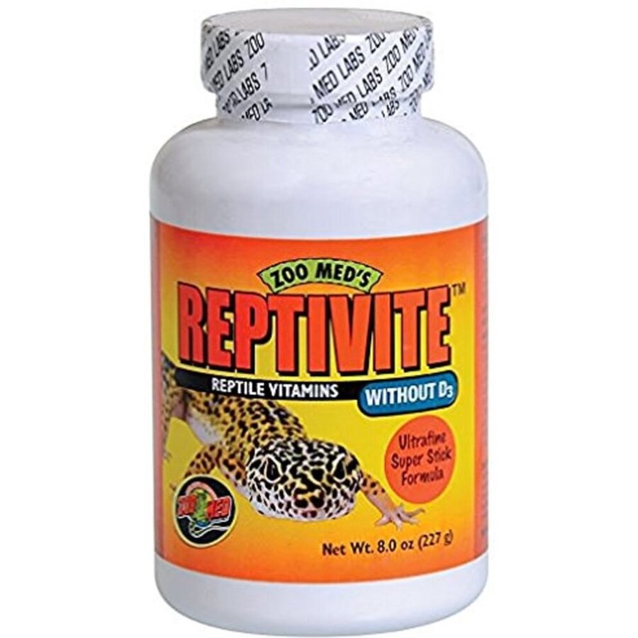Reptivite zonder D3 multivitamine voor reptielen