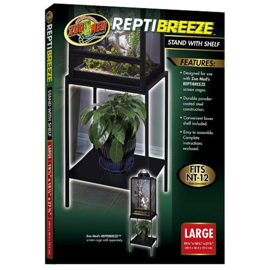 ReptiBreeze terrarium standaard met opbergplank