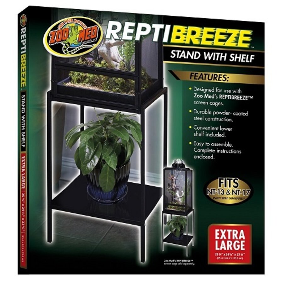 ReptiBreeze terrarium standaard met opbergplank