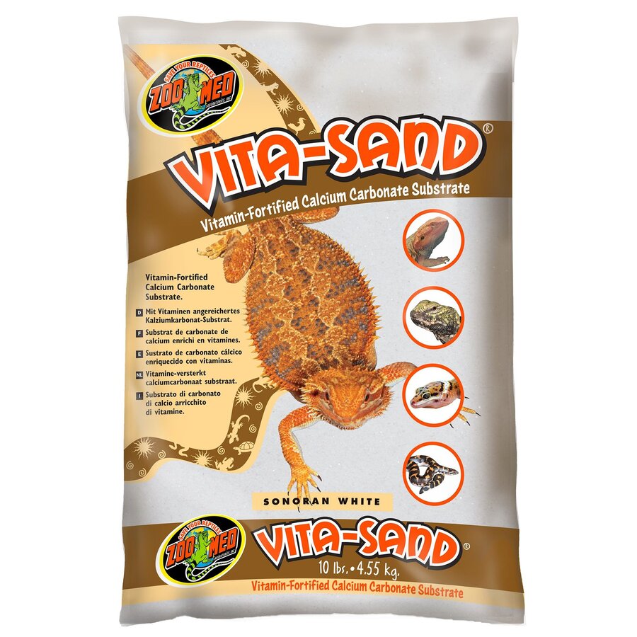 Vita Sand Sonoran White 4,5 kg calciumrijk reptielenzand voor woestijnterraria