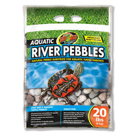 Turtle River Pebbles rivierrotsen 4,5 kg voor aquaria en terraria van waterschildpadden