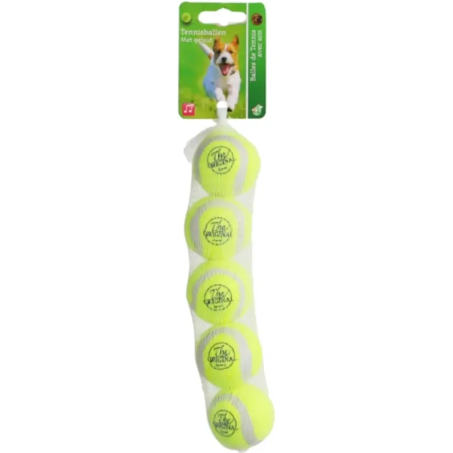 Tennisbal Squeak XS Geel - Net á 5 Stuks