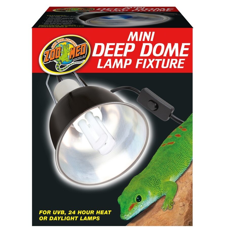 Mini Deep Dome Light Fixture terrarium lamparmatuur met diepe aluminium koepel