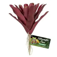 ireball bromelia kunstplant voor terrarium 16 cm rood