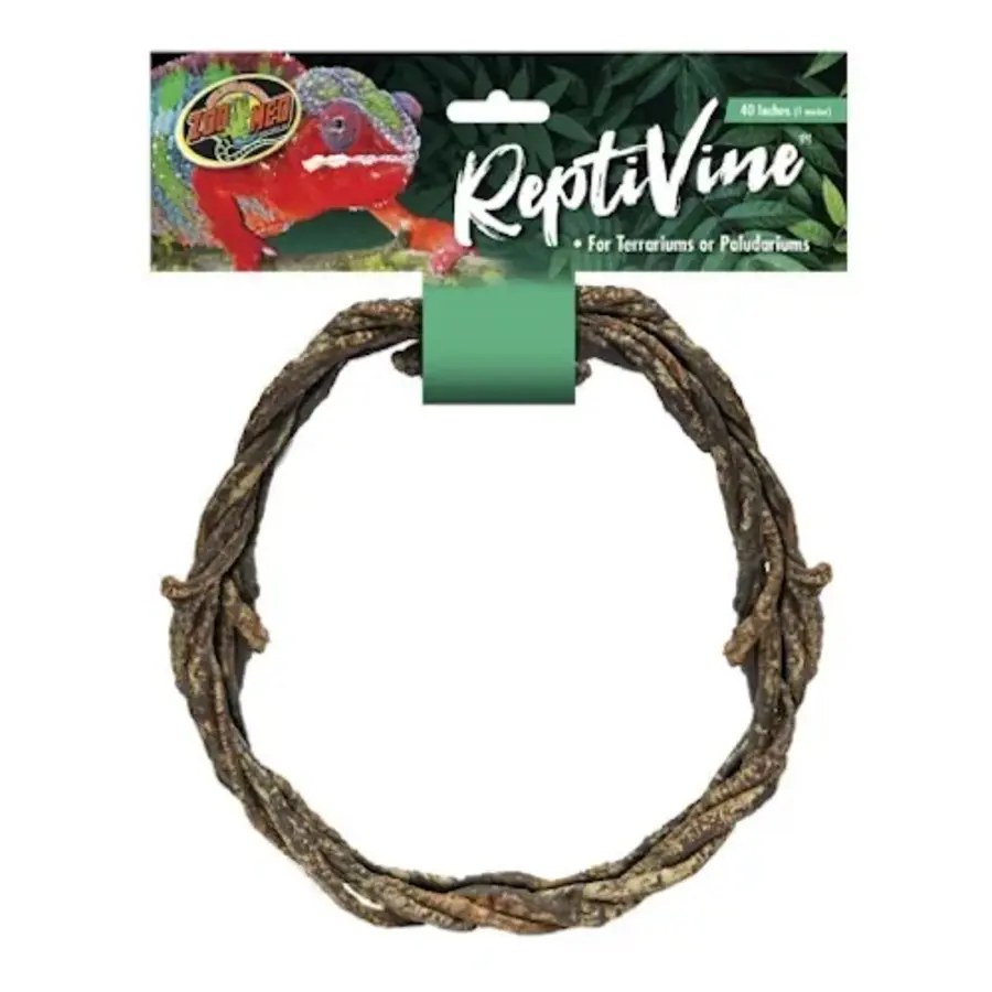Reptivine flexibele terrarium kunstplant 100 cm voor reptielen en amfibieën