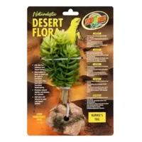 Burro's Tail kunstplant voor terrarium 11 cm met rotsbasis