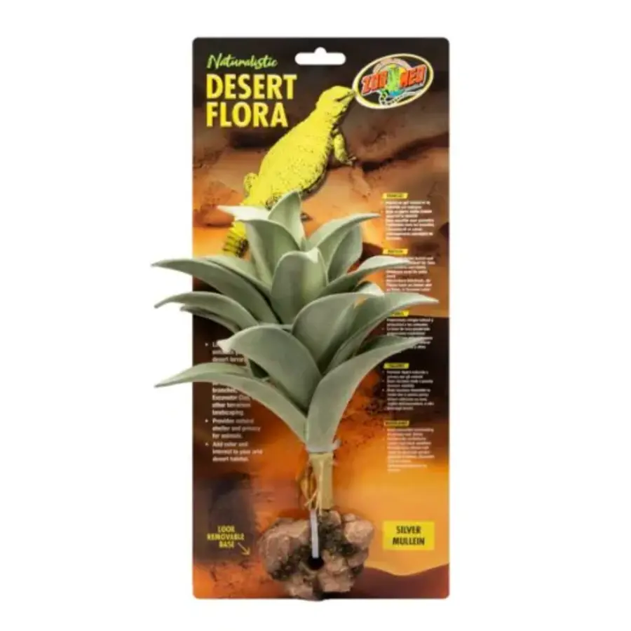 Silver Mullein kunstplant voor woestijnterrarium ca. 20 cm