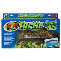 Turtle Pond Dock drijvend zonne en rusteiland voor vijverschildpadden 58 x 29,5 cm