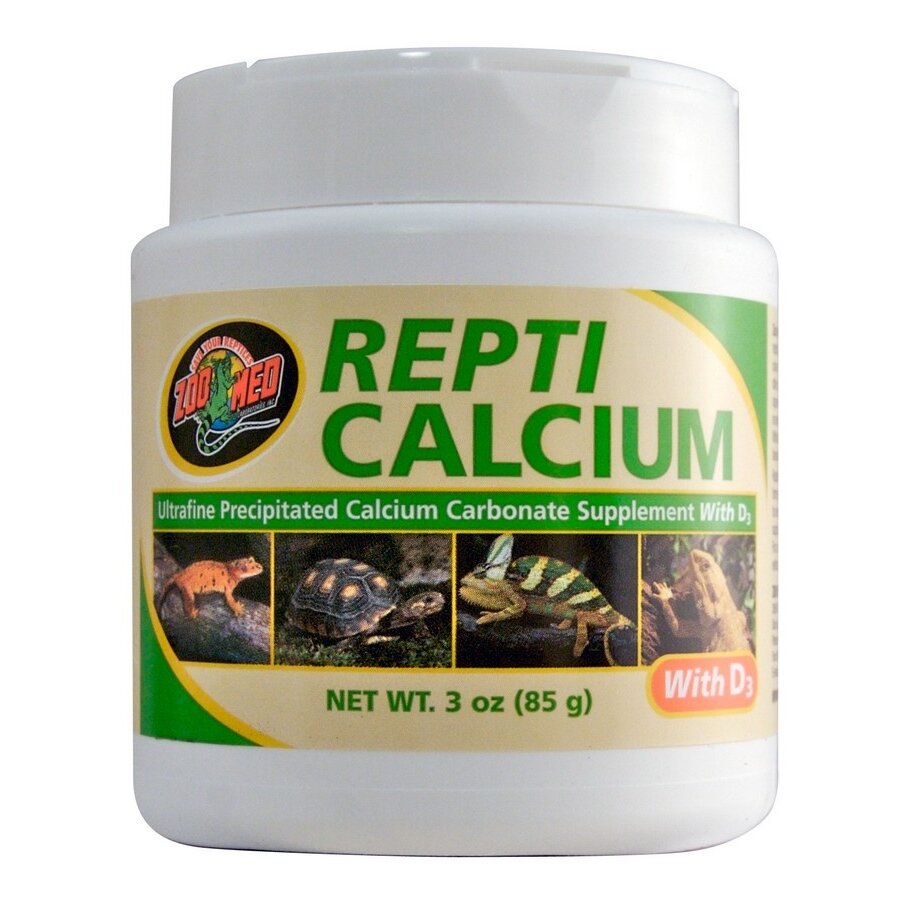 Repti Calcium met D3 calciumsupplement voor reptielen en amfibieën | 85 g