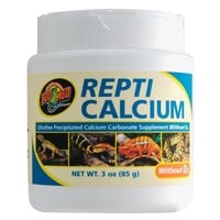 Repti Calcium zonder D3 calciumcarbonaat voor reptielen en amfibieën