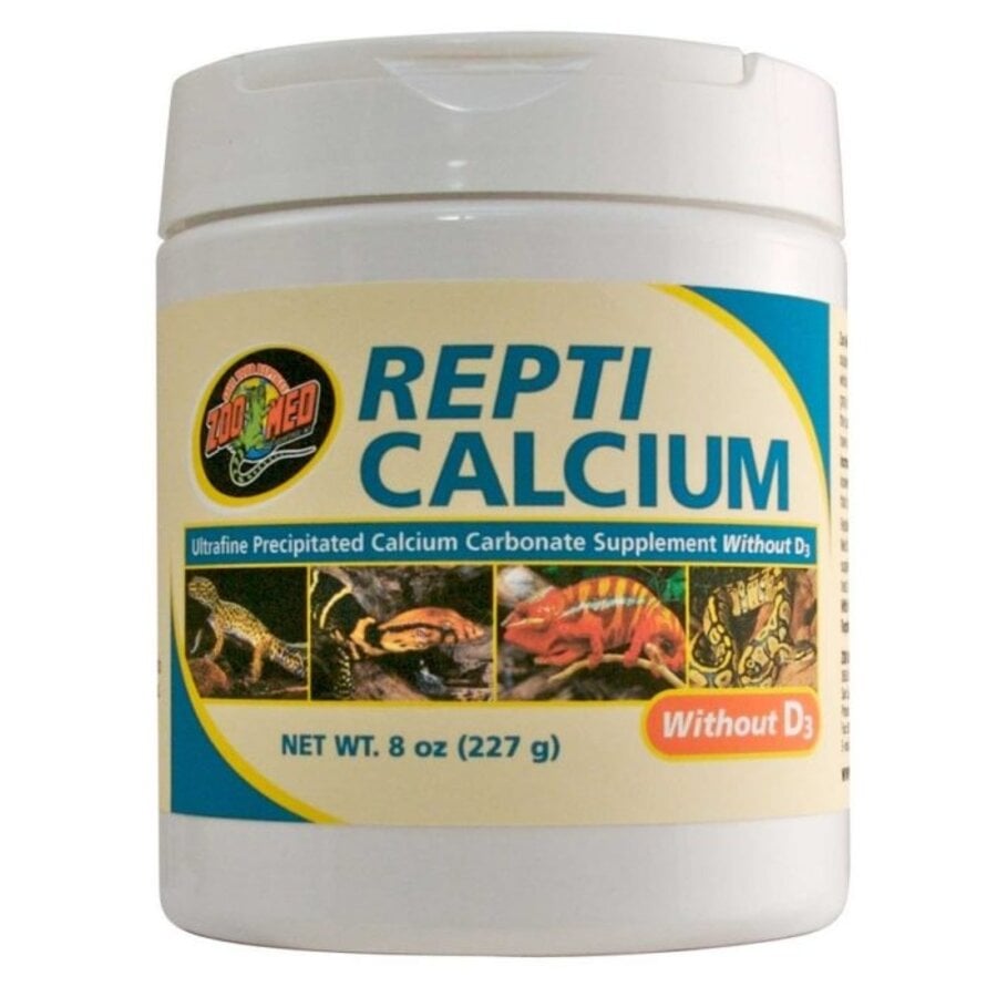Repti Calcium zonder D3 calciumcarbonaat voor reptielen en amfibieën
