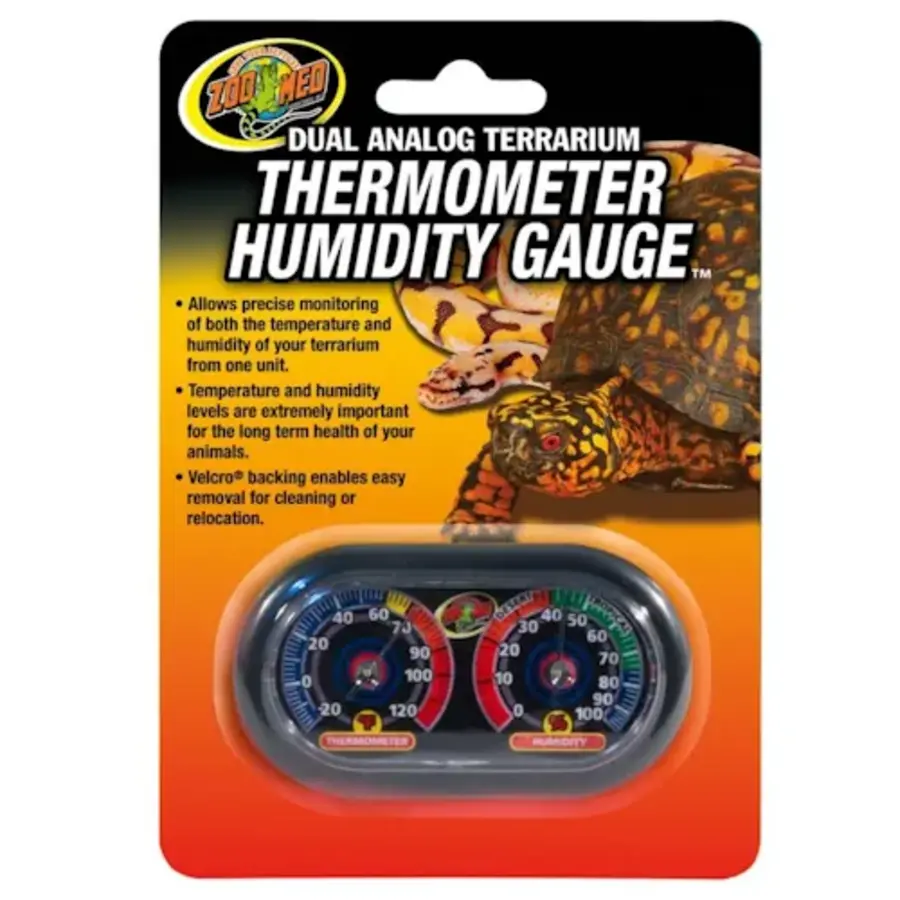Economy Dual Analog thermo hygrometer voor terrarium temperatuur en luchtvochtigheid