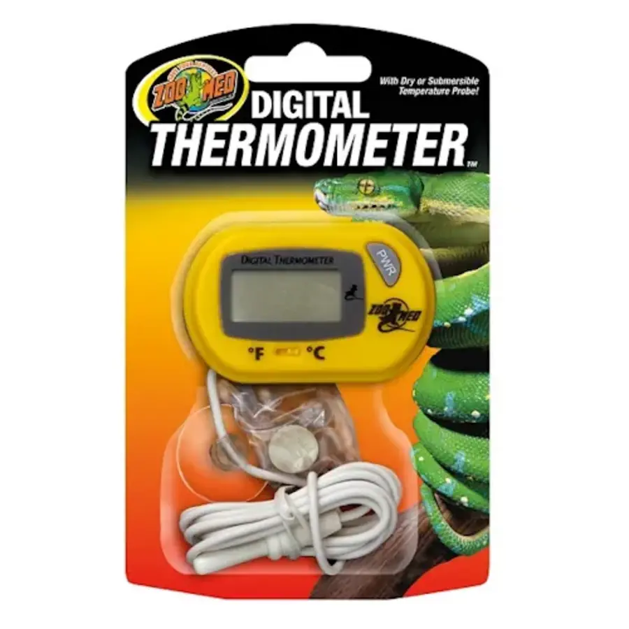 Digital Terrarium Thermometer met flexibele sonde en digitaal display