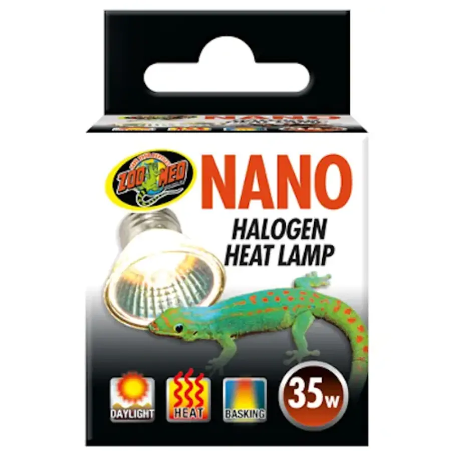 Nano halogeen warmtelamp 35W voor kleine terraria en reptielen