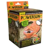 Powersun Alles-in-één UVB warmtelamp met warmte, UVA en UVB.