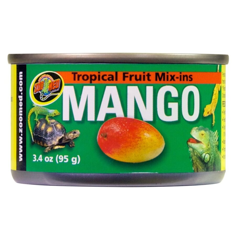 Tropical Fruit Mix-ins tropisch fruit in saus voor reptielen 113 g Mango of Papaya