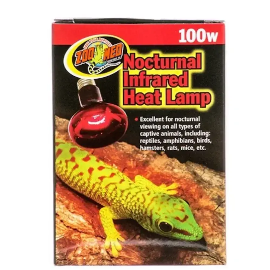 Nocturnal Red infrarood warmtelamp terrarium rood glas