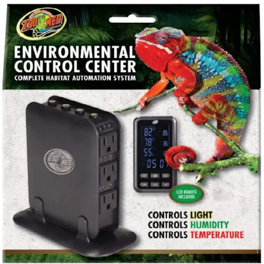 Environmental Control Center digitaal terrarium controlesysteem voor temperatuur, verlichting en luchtvochtigheid