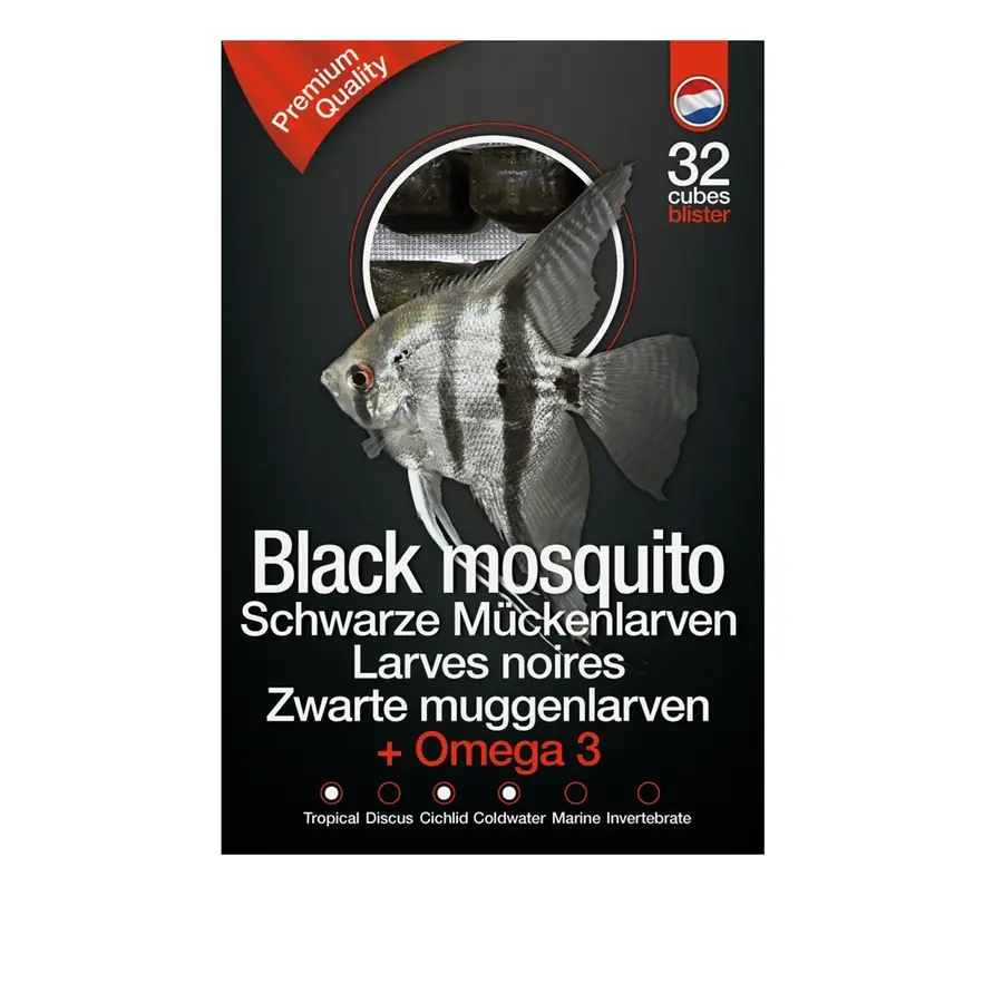Zwarte Mug & Omega3 100 Gram Diepvries