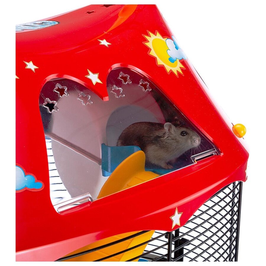 Hamsterkooi Circus Fun met accessoires