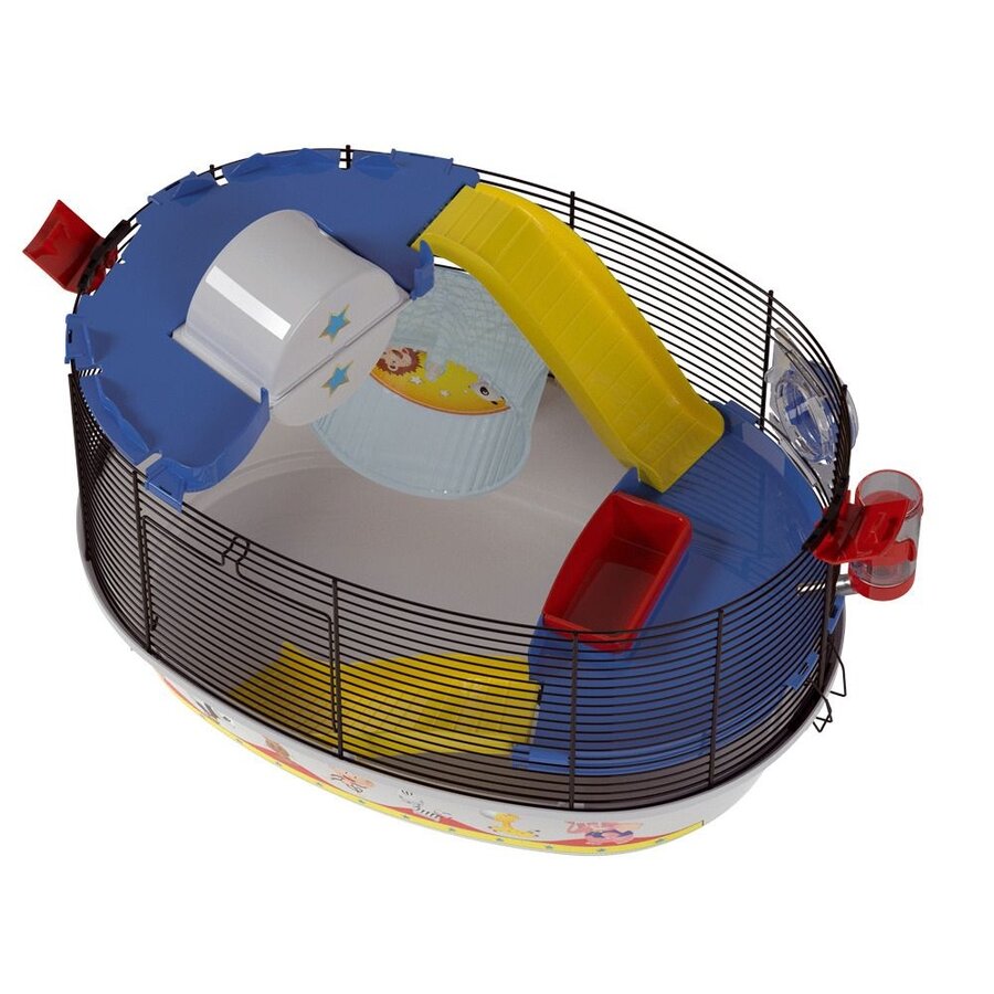 Hamsterkooi Circus Fun met accessoires