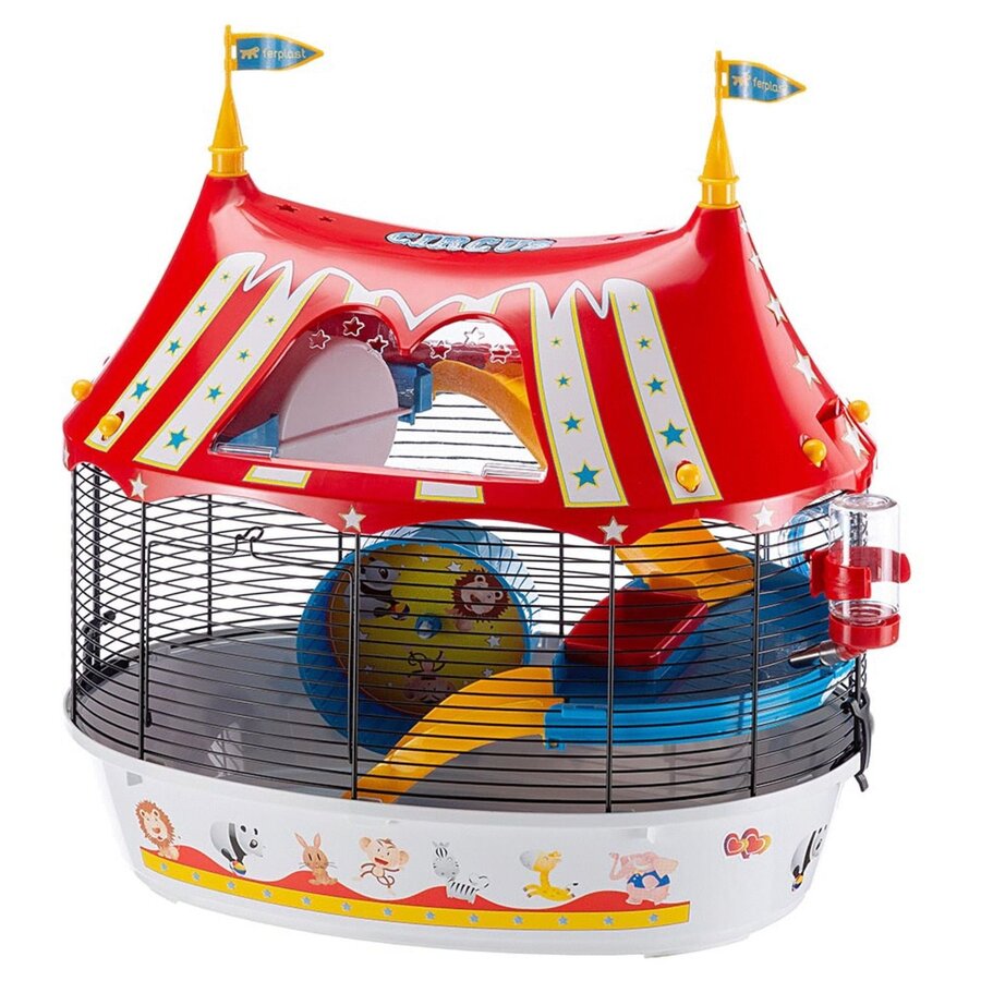 Hamsterkooi Circus Fun met accessoires