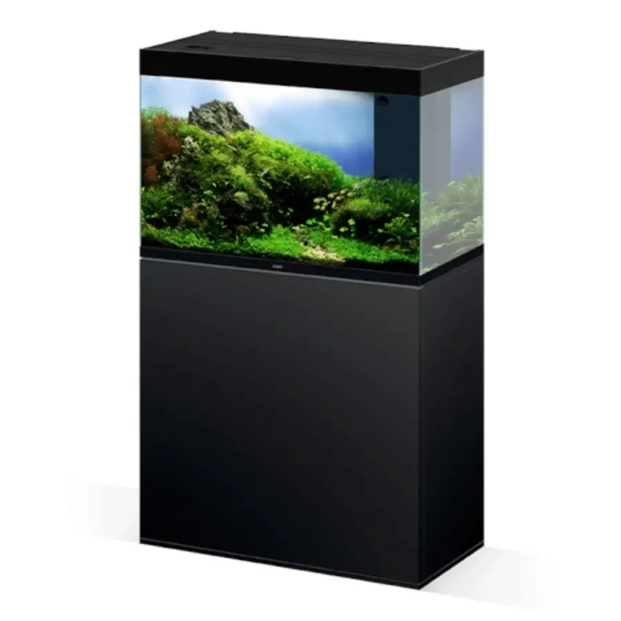 Kast Emotions Nature Pro 80 aquariummeubel 81 x 40 x 83 cm | zwart mystic wit amber oak