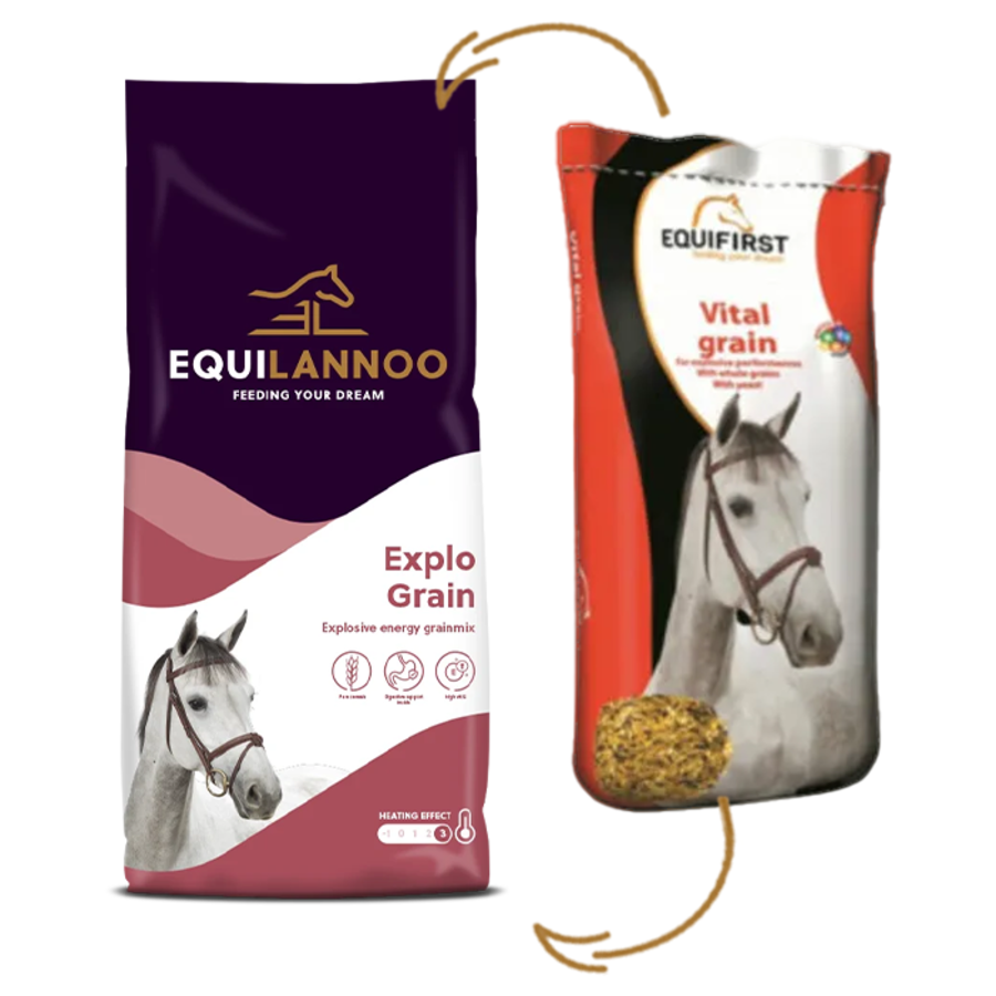 Graanrijke sportpaarden voermix 20 kg | snelle én langdurige energie