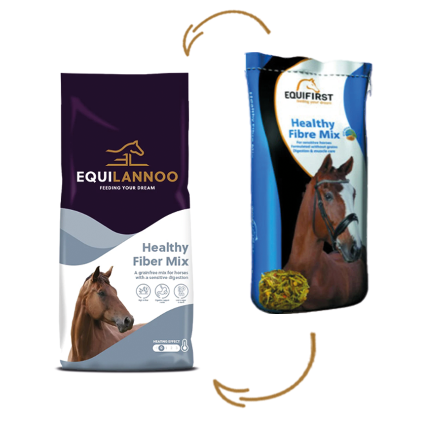 Healthy Fiber Mix vezelmix voor paarden 15 kg | extra vezels voor spijsvertering