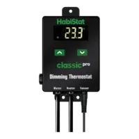 Dimmer thermostaat terrarium 0-50°C 450W met LCD en alarm